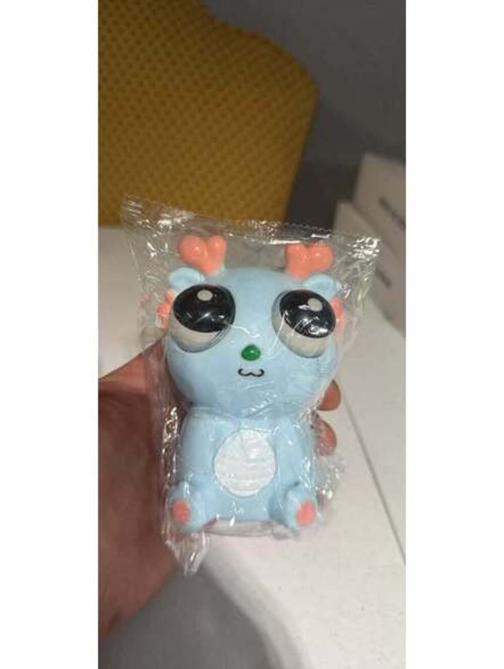 Blue Deer Eye-Popping Squeeze Toy